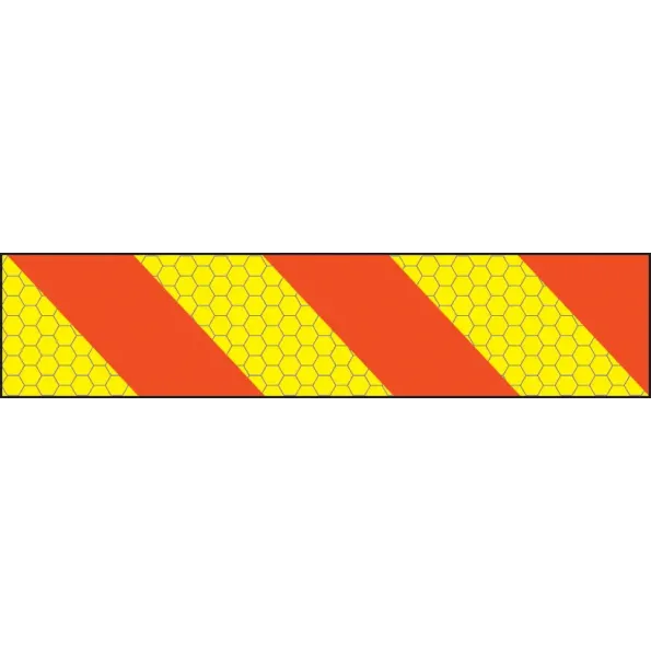 ECE70 Vehicle Marking Plate - Right Hand Chevron