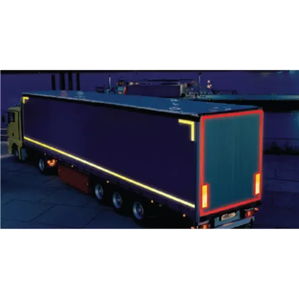 Yellow Lorry Marking Contour Tape