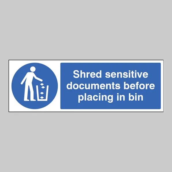 Shred Sensitive Documents