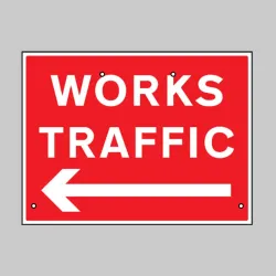 Re-Flex Sign - Works Traffic Arrow Left