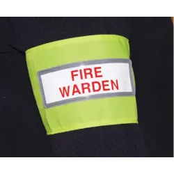 Fire Warden Reflective Armband Fire Warden Reflective Armband