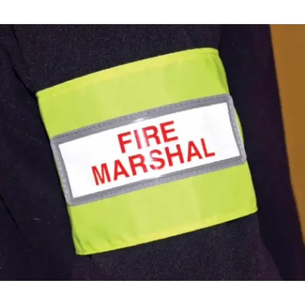 Fire Marshal Reflective Armband Fire Marshal Reflective Armband