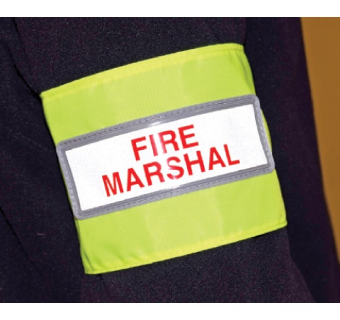 Fire Marshal Reflective Armband