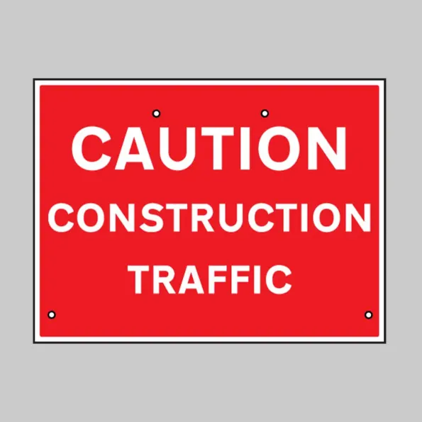 Re-Flex Sign - Caution - Construction Traffic