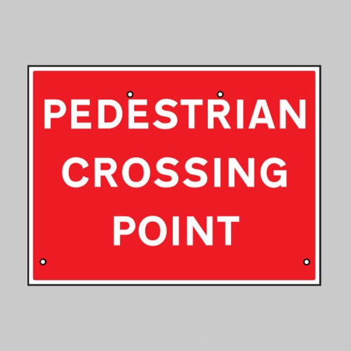 Re-Flex Sign - Pedestrian Crossing Point