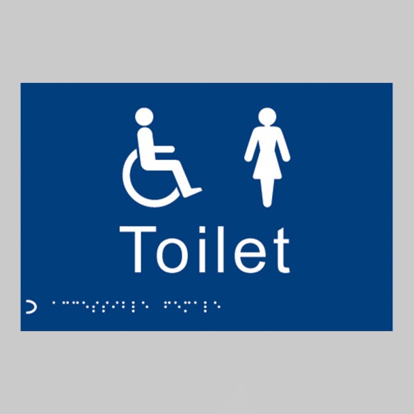 Braille - Toilet Ladies / Disabled