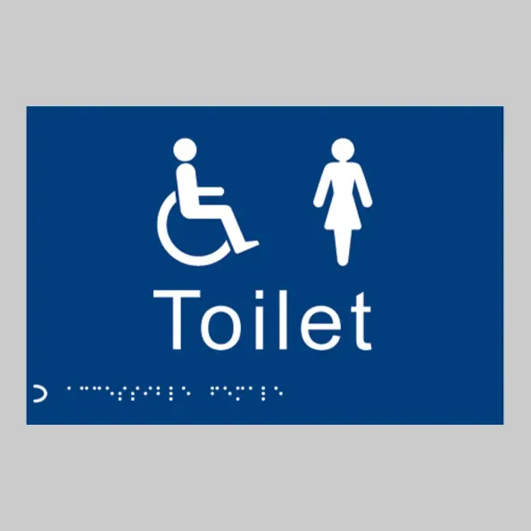 Braille - Toilet Ladies / Disabled Braille - Toilet Ladies / Disabled