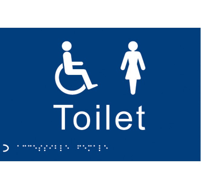 Braille - Toilet Ladies / Disabled
