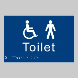 Braille - Toilet Gents / Disabled
