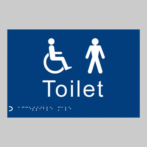Braille - Toilet Gents / Disabled