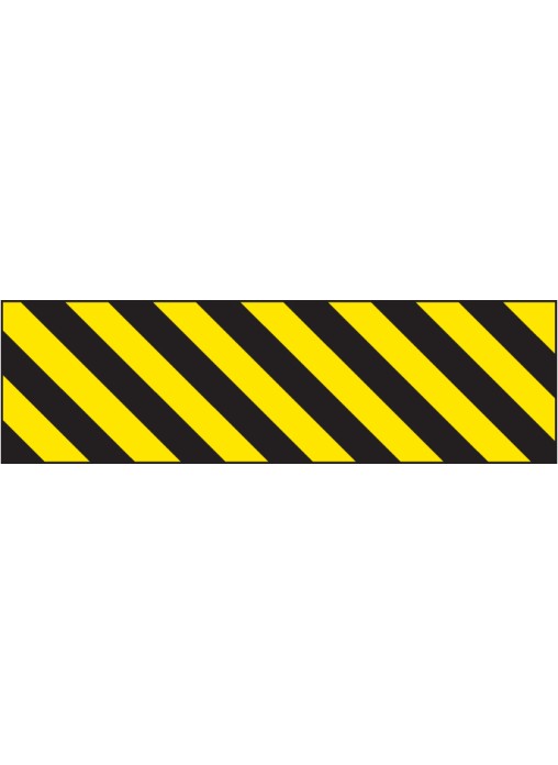 Hazard Marker (Right Hand) Reflective Aluminium