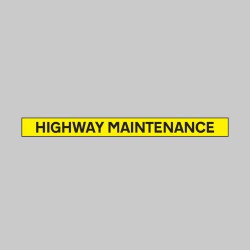 Highway Maintenance - Reflective Self Adhesive Vinyl