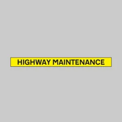Highway Maintenance - Reflective Self Adhesive Vinyl