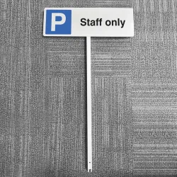 Parking - Staff Only - Verge Sign