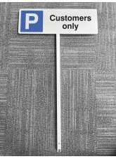 Parking - Customers Only - Verge Sign