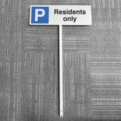 Parking - ResIdents Only - Verge Sign