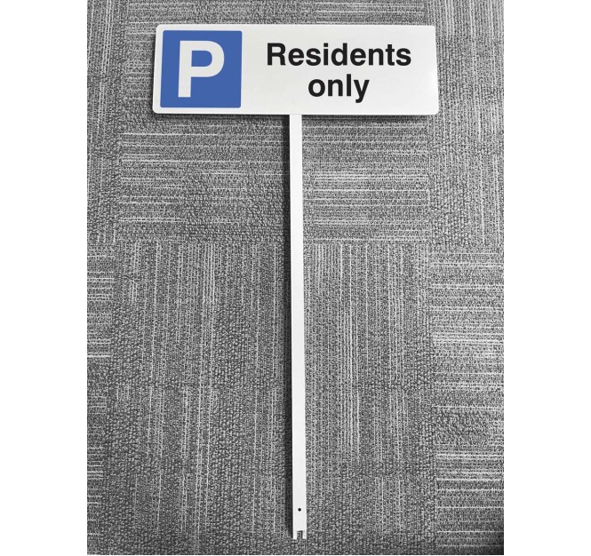 Parking - ResIdents Only - Verge Sign