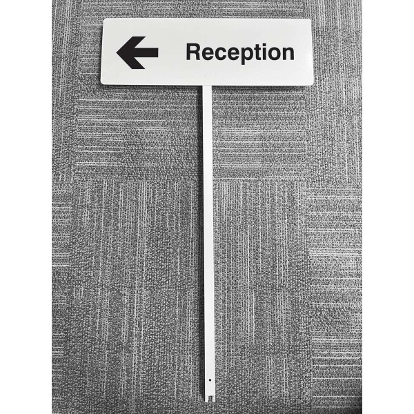 Reception - Arrow Left - Verge Sign