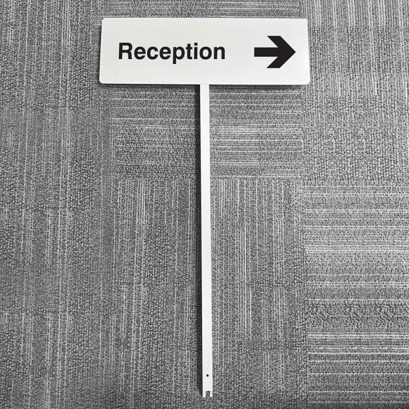Reception - Arrow Right - Verge Sign