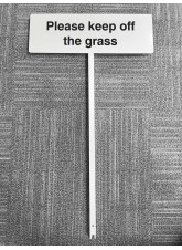 Please Keep Off the Grass - Verge Sign