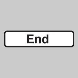 Fold Up Sign - 
