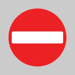 No Entry - Class RA1