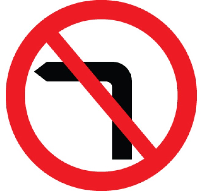 No Left Turn - Class RA1