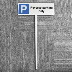 Reverse Parking Only - Verge Sign