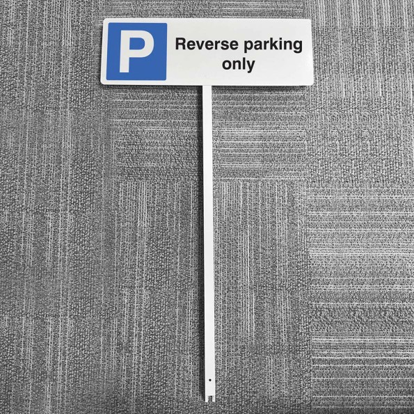 Reverse Parking Only - Verge Sign