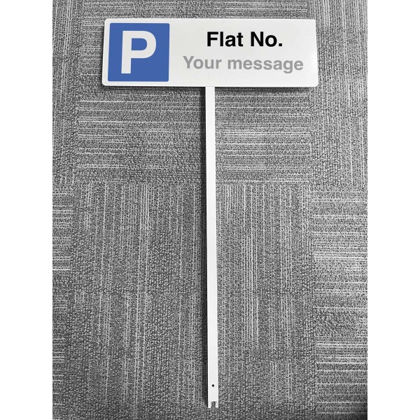 Parking - Flat No. (Specify #) - Verge Sign