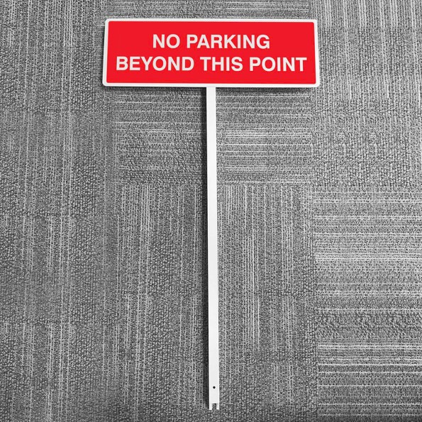 No Parking Beyond this Point - Verge Sign