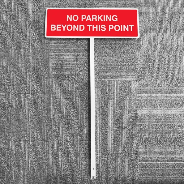 No Parking Beyond this Point - Verge Sign