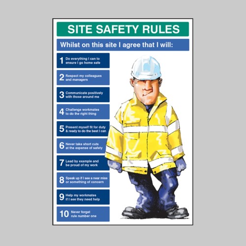 Site Safety Rules - Whilst On Site I Agree to