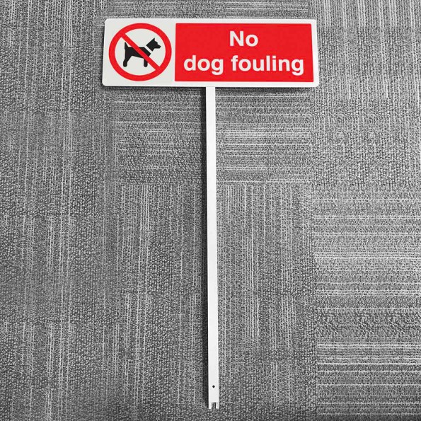 No Dog Fouling - Verge Sign