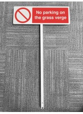 No Parking On the Grass - Verge Sign