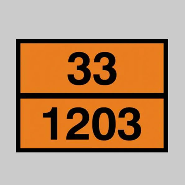 Petrol - Benzine ADR Plate