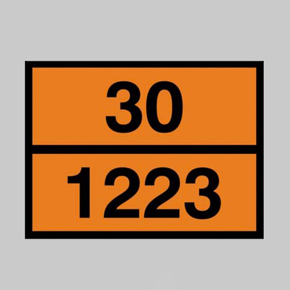 Kerosene Embossed ADR Plate