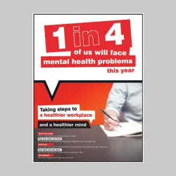 Taking Steps - Mental Health Poster