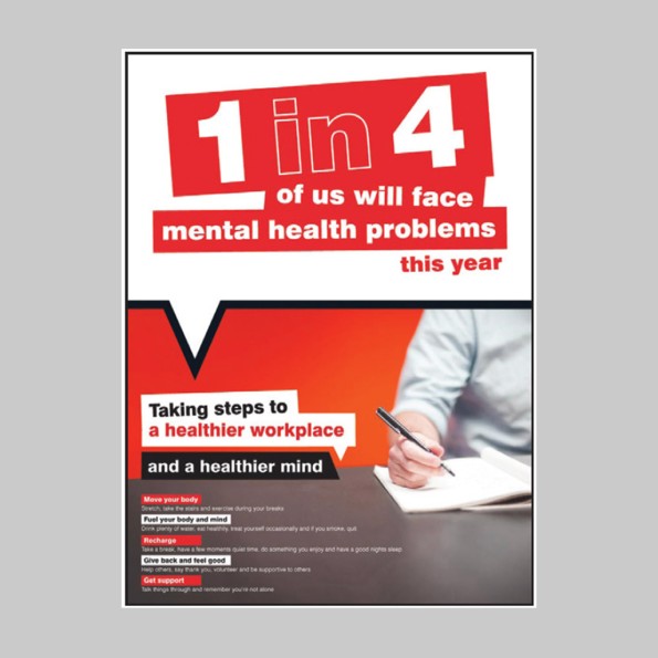 Taking Steps - Mental Health Poster