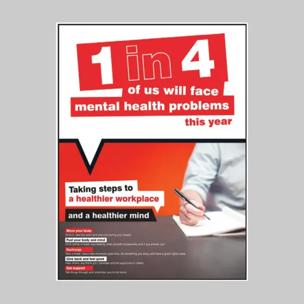 Taking Steps - Mental Health Poster