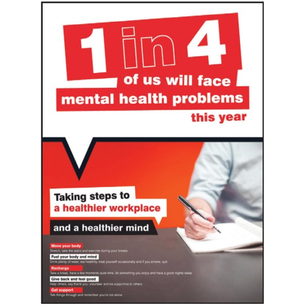 Taking Steps - Mental Health Poster