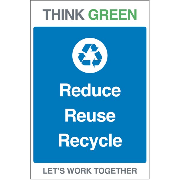 Think Green - Reduce - Reuse - Recycle