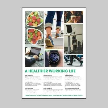 A Healthier Working Life - Poster