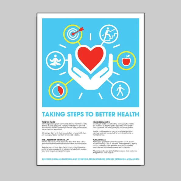 Taking Steps to Better Health - Poster