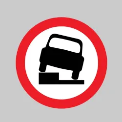 No Parking on Verge or Footway - Class RA1 and R2