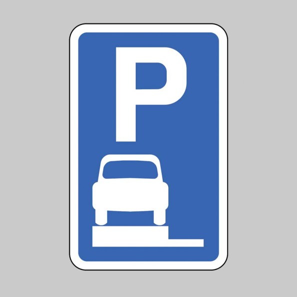 Parking Fully on Verge or Footway is Permitted - Class RA1 and R2