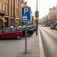 Parking Fully on Verge or Footway is Permitted - Class RA1 and R2
