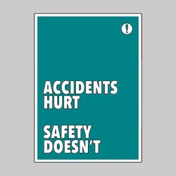 Accidents Hurt Safety Doesn't  - Poster