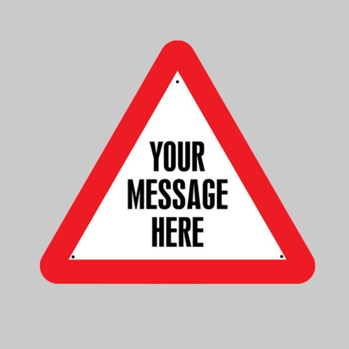 Your Message Here - Custom Re-Flex Sign
