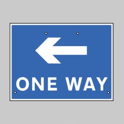 Re-Flex Sign - One Way Arrow Left